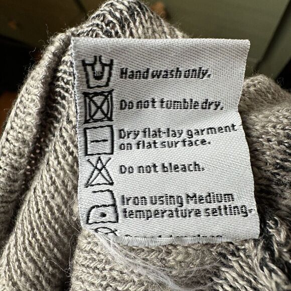 Habitat Linen Cotton Open Front Cardigan Jacket Small | Boho Striped Lagenlook - Picture 9 of 9